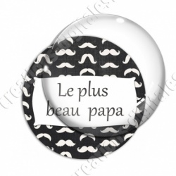 Image digitale - Le plus beau papa - Moustache