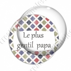 Image digitale - Le plus gentil papa - Carreaux