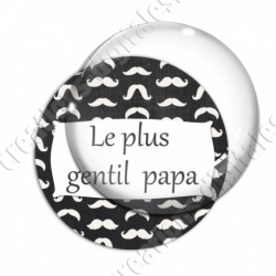 Image digitale - Le plus gentil papa - Moustaches