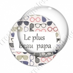 Image digitale - Le plus beau papa - Lunettes