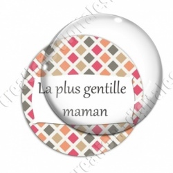 Image digitale - La plus gentille maman - Carreaux