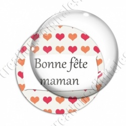 Image digitale - Bonne fête maman - Coeurs