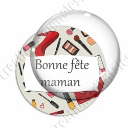 Image digitale - Bonne fête maman - Maquillage