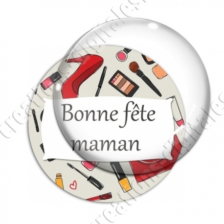 Image digitale - Bonne fête maman - Maquillage