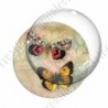 Image digitale - Papillon fond vintage