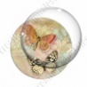 Image digitale - Papillon fond vintage