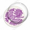 Image digitale - Tribal - Aztèque oiseau violet