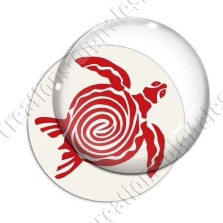 Image digitale - Tribal -Tortue rouge