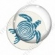 Image digitale - Tribal -Tortue turquoise