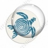 Image digitale - Tribal -Tortue turquoise