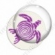 Image digitale - Tribal -Tortue violet