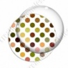 Image digitale - Pois dégradé marron