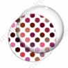 Image digitale - Pois dégradé rouge