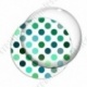 Image digitale - Pois dégradé turquoise