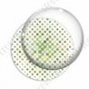 Image digitale - Pois différents tons vert