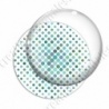 Image digitale - Pois différents tons turquoise
