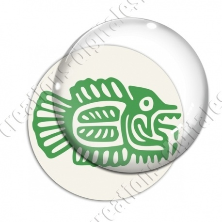 Image digitale - Poisson vert