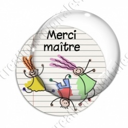 Image digitale - Merci maître - 3 enfants