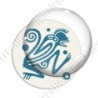 Image digitale - Tribal - Singe turquoise