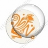 Image digitale - Tribal - Singe orange