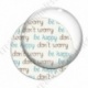 Image digitale - Don' worry Be happy brunt et bleu