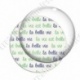 Image digitale - La vie est belle vert et bleu
