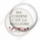 Image digitale - Meilleure cousine - Flèche bouclée
