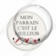 Image digitale - Meilleur parrain - Flèche bouclée