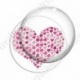 Image digitale - Multi-coeurs roses fond blanc