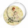 Image digitale - Fillette robe de fleurs