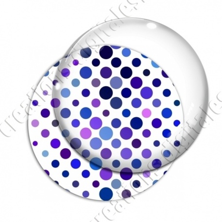 Image digitale - Multi pois ton bleu