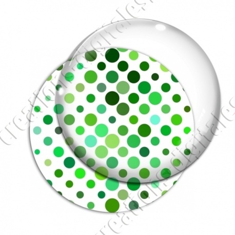Image digitale - Multi pois ton vert