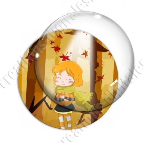 Image digitale - Fille automne