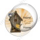 Image digitale - Home sweet home nichoir bois orange