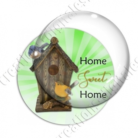 Image digitale - Home sweet home nichoir bois vert