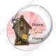 Image digitale - Home sweet home nichoir bois rose