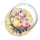 Image digitale - Bouquet de fleurs fond fleuri