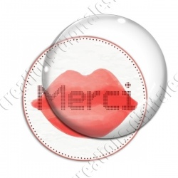 Image digitale - Merci bouche rouge