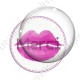 Image digitale - Merci bouche violette