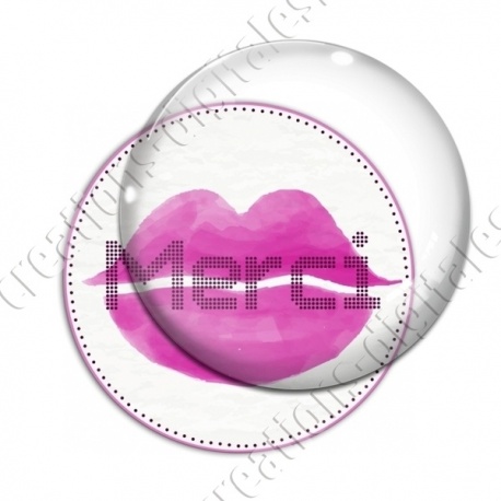 Image digitale - Merci bouche violette