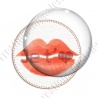 Image digitale - Je t'aime bouche orangée