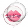 Image digitale - Je t'aime bouche rose