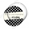 Image digitale - Une marraine  qui déchire - N&B