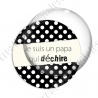 Image digitale - Papa qui déchire - N&B