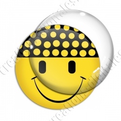 Image digitale - emoji retro bandeau