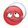Image digitale - emoji inquiet