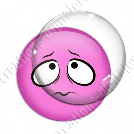 Image digitale - emoji inquiet