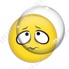 Image digitale - emoji inquiet