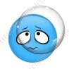 Image digitale - emoji inquiet
