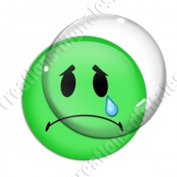 Image digitale - emoji triste